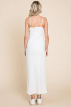 Astrid Cotton Ribbed Cami Maxi Maternity Dress