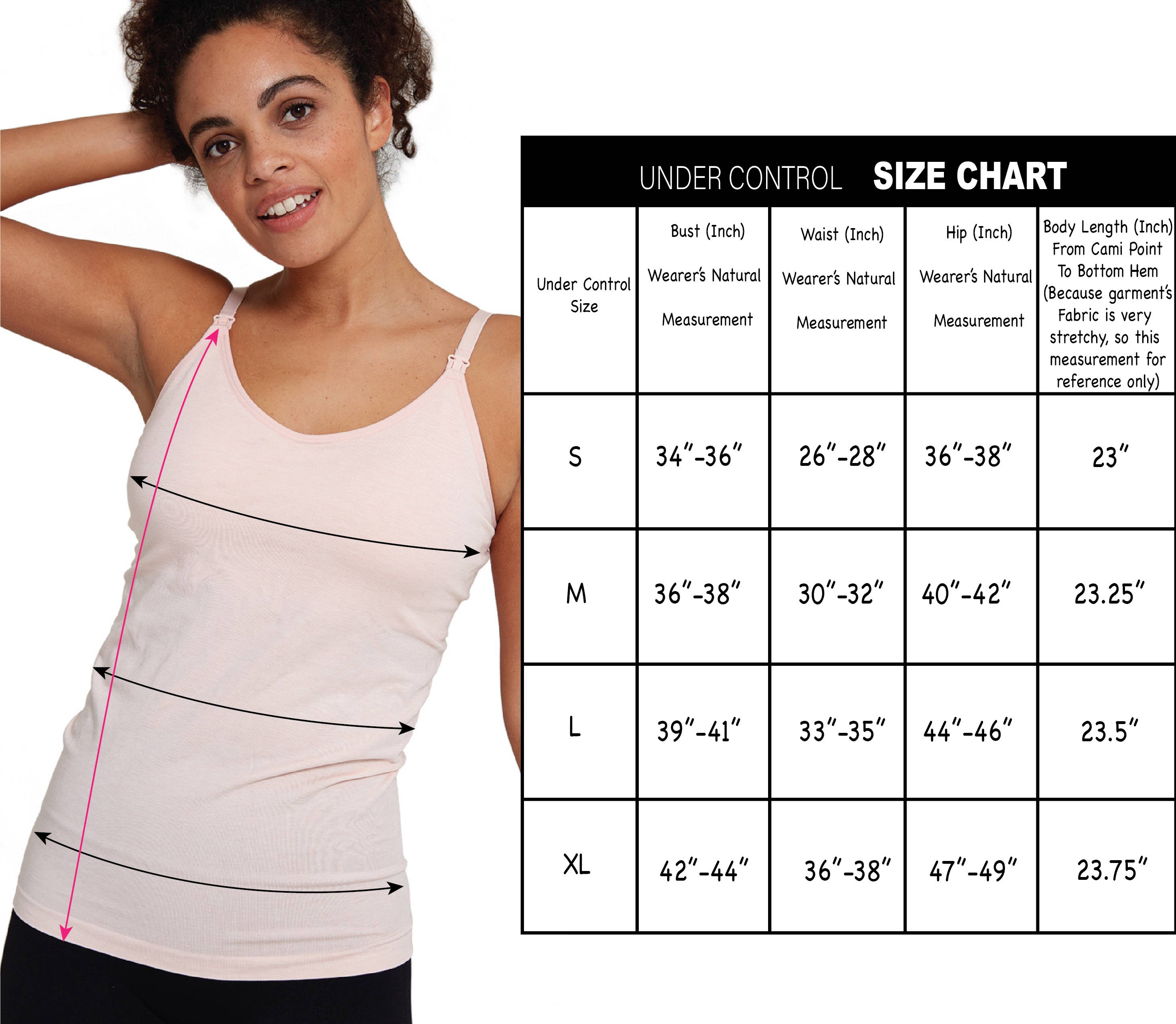 Cotton Stretch Nursing Camisole, White