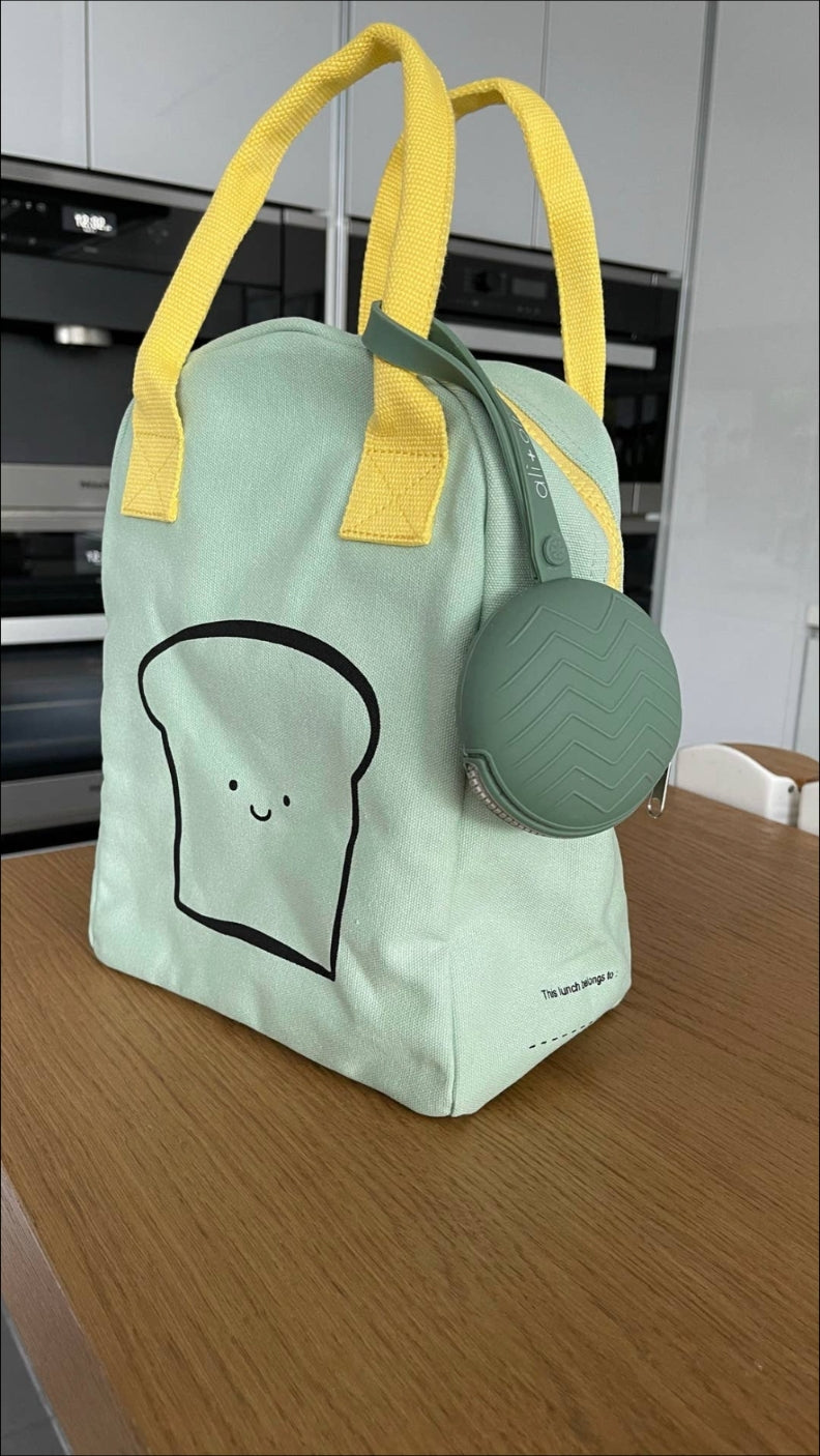 ali+oli Pacifier Holder Case, Dark Green