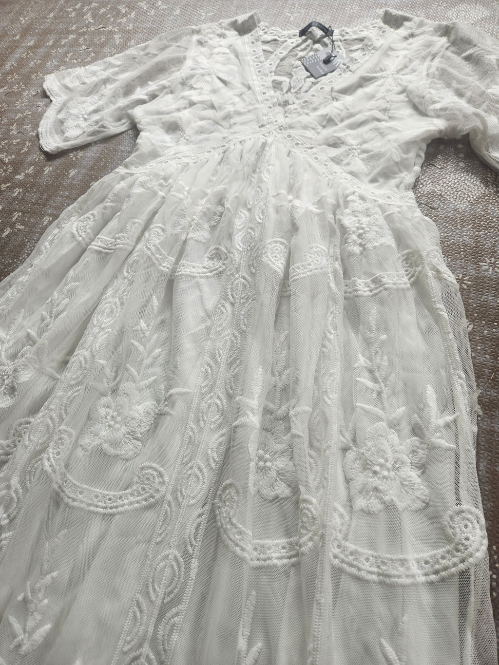 Lovely in Lace Boho Maternity Gown