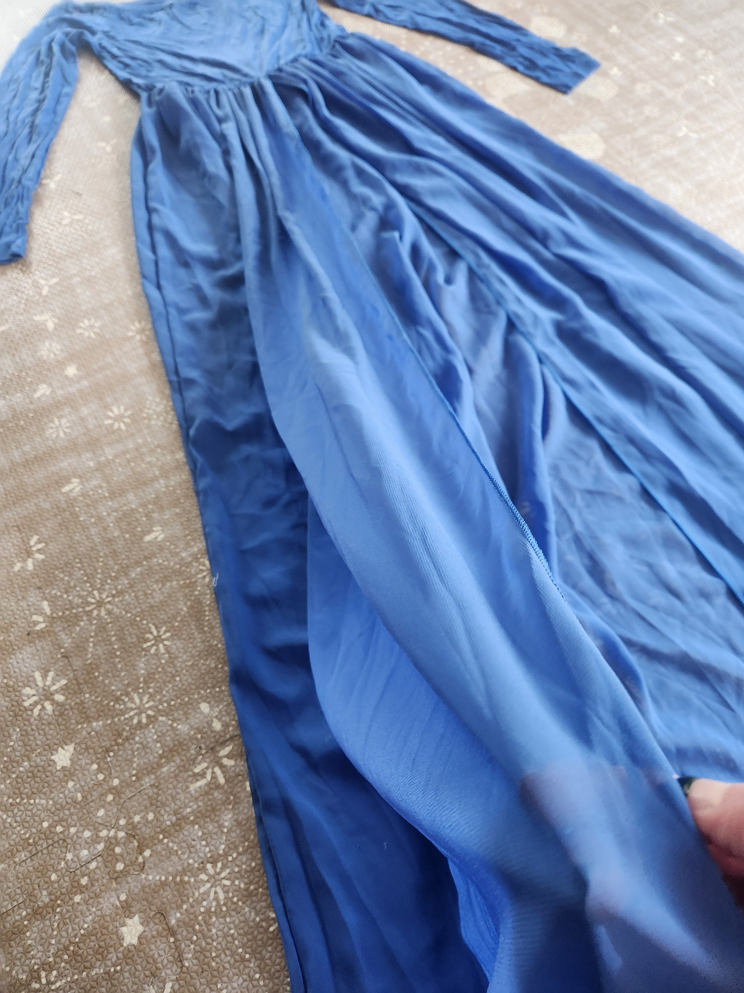 summer gauze maxi dresses Photoshoot Open Front Semi Sheer Gauze Maxi Dress Blue / Small summer gauze maxi dresses Photoshoot Open Front Semi Sheer Gauze Maxi Dress Blue / Small