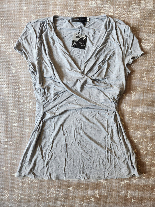 Butter Soft Viscose Twist Front Nursing Top