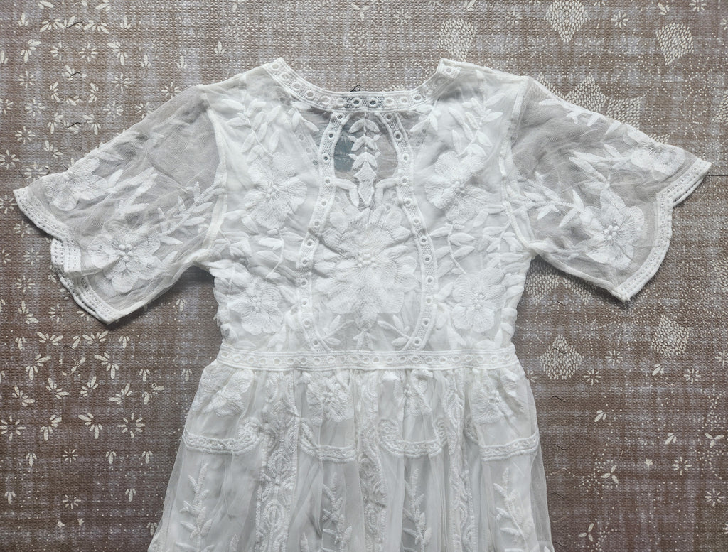 Lovely in Lace Boho Maternity Gown