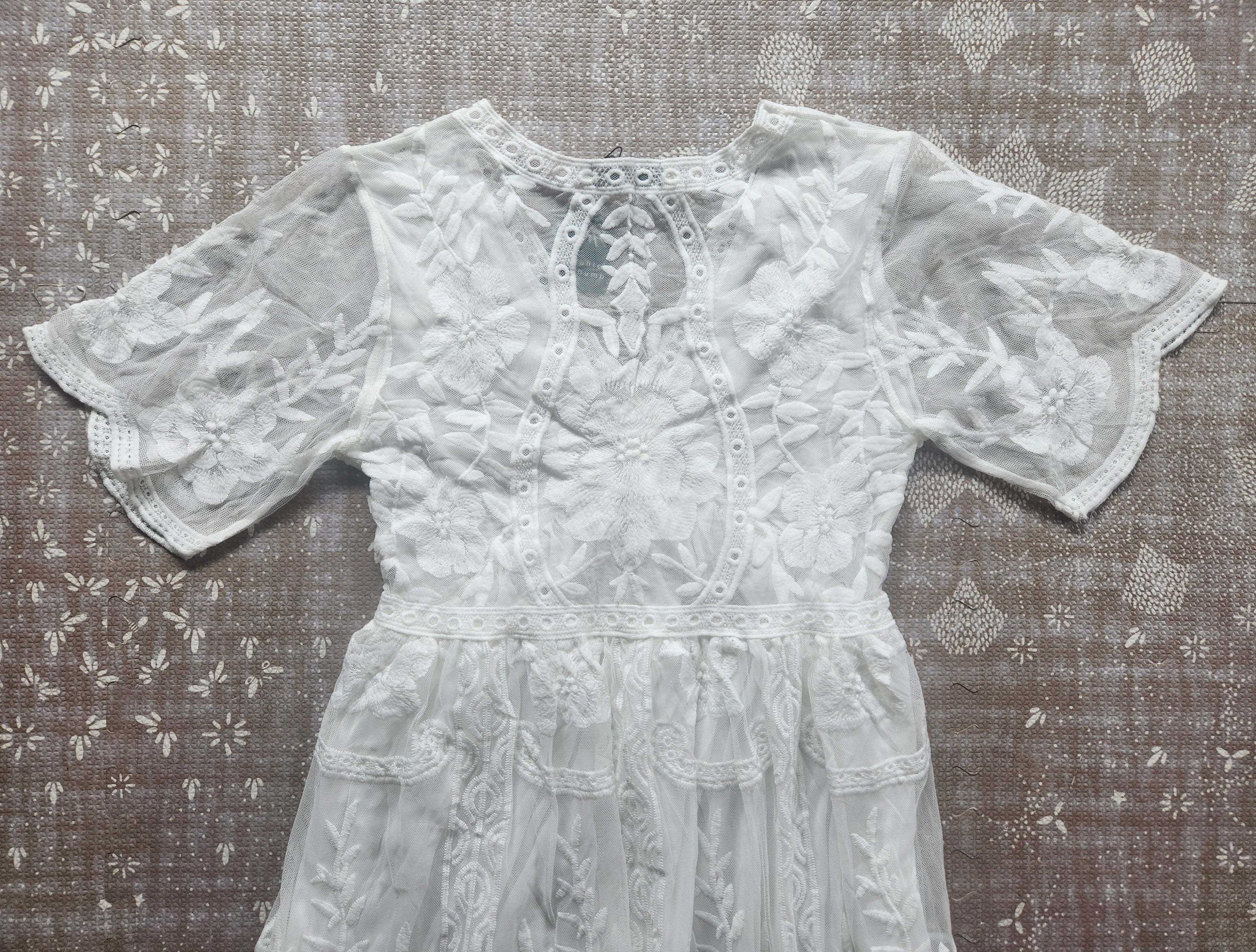 Lovely in Lace Boho Maternity Gown