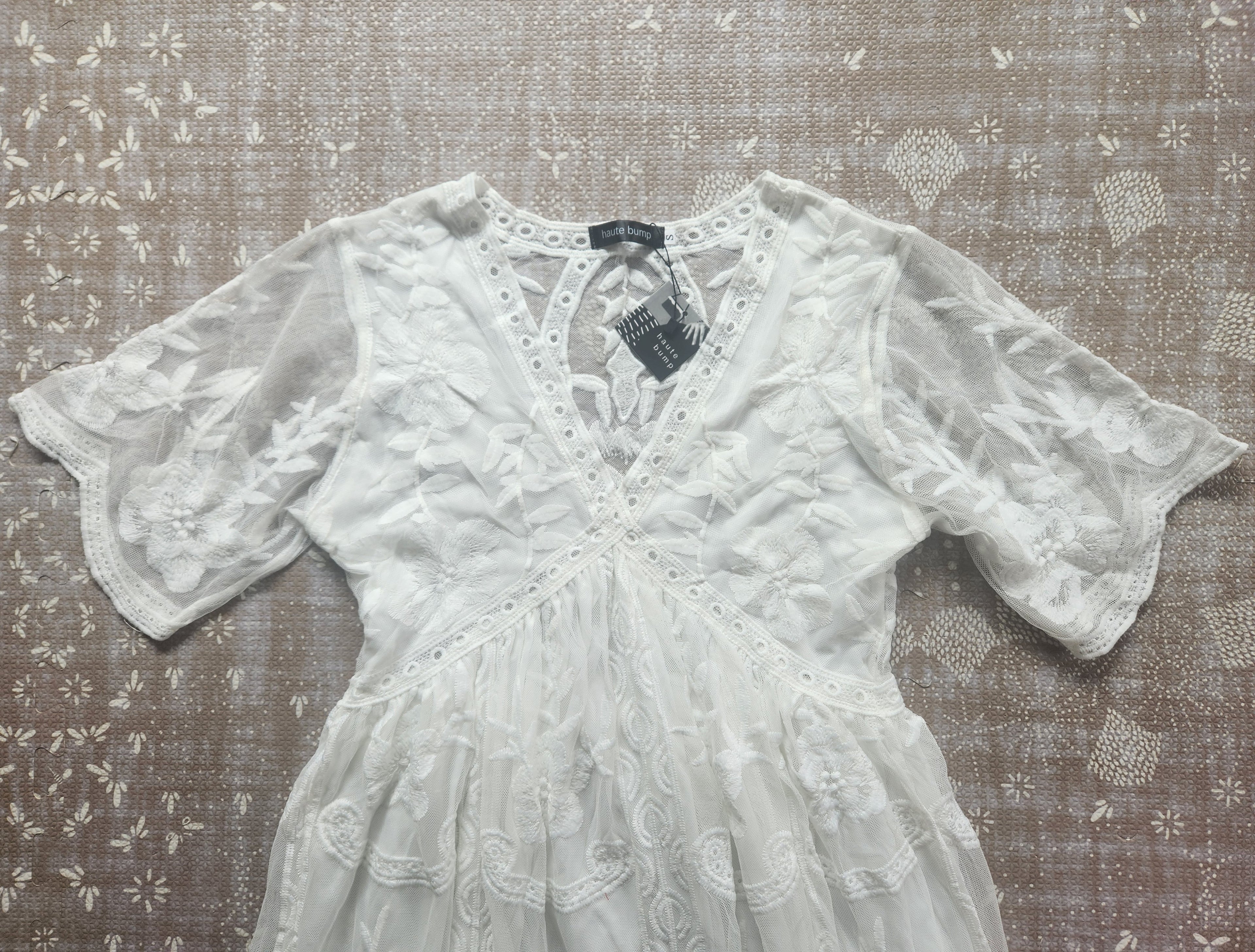 Lovely in Lace Boho Maternity Gown