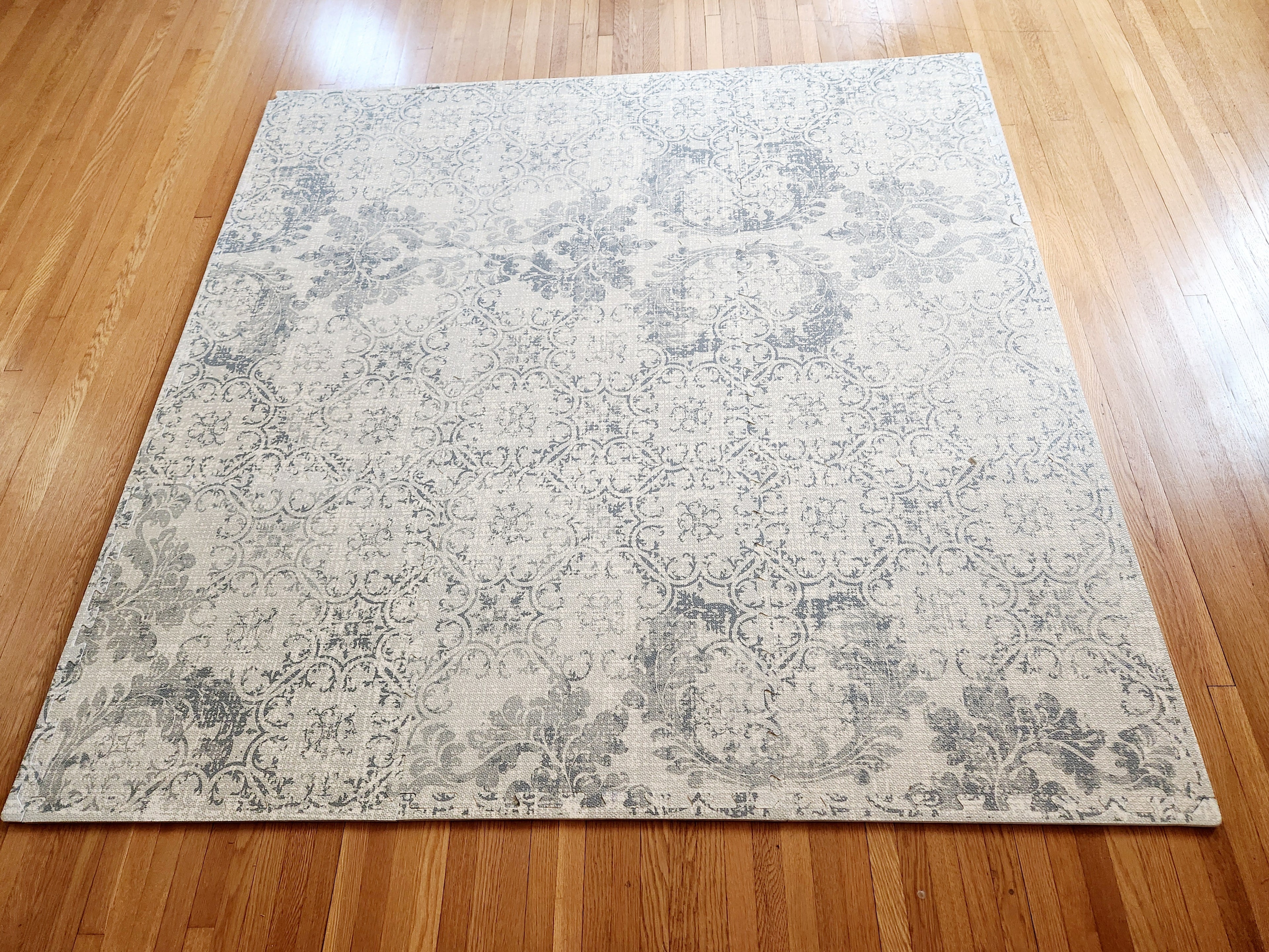 Boho Minimalist Baby & Kid Playmat, Tile Puzzle Design, 10 Tiles Included