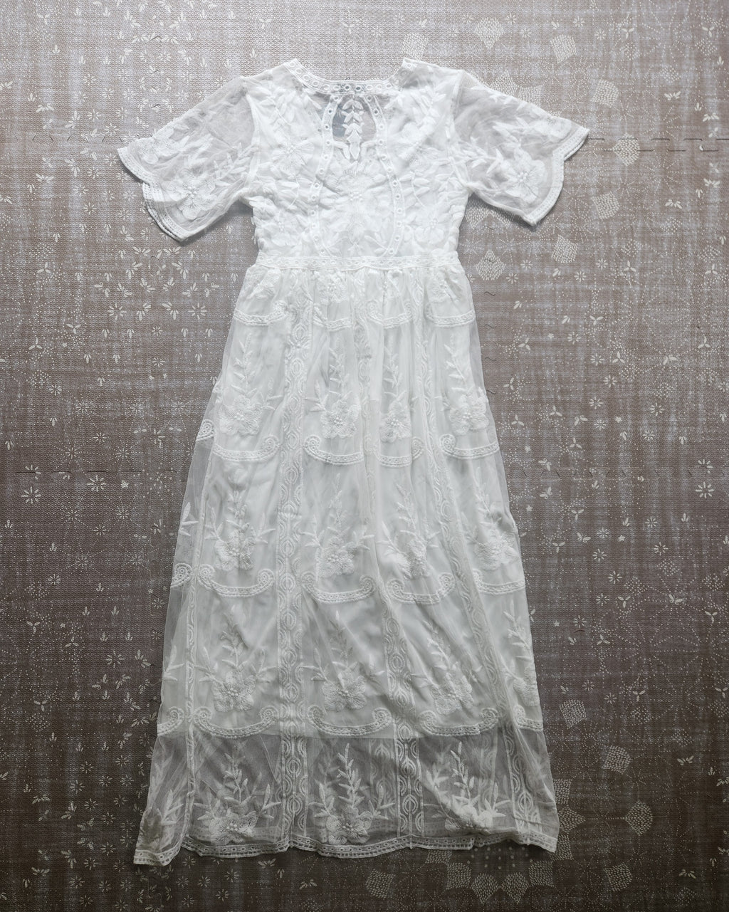 Lovely in Lace Boho Maternity Gown