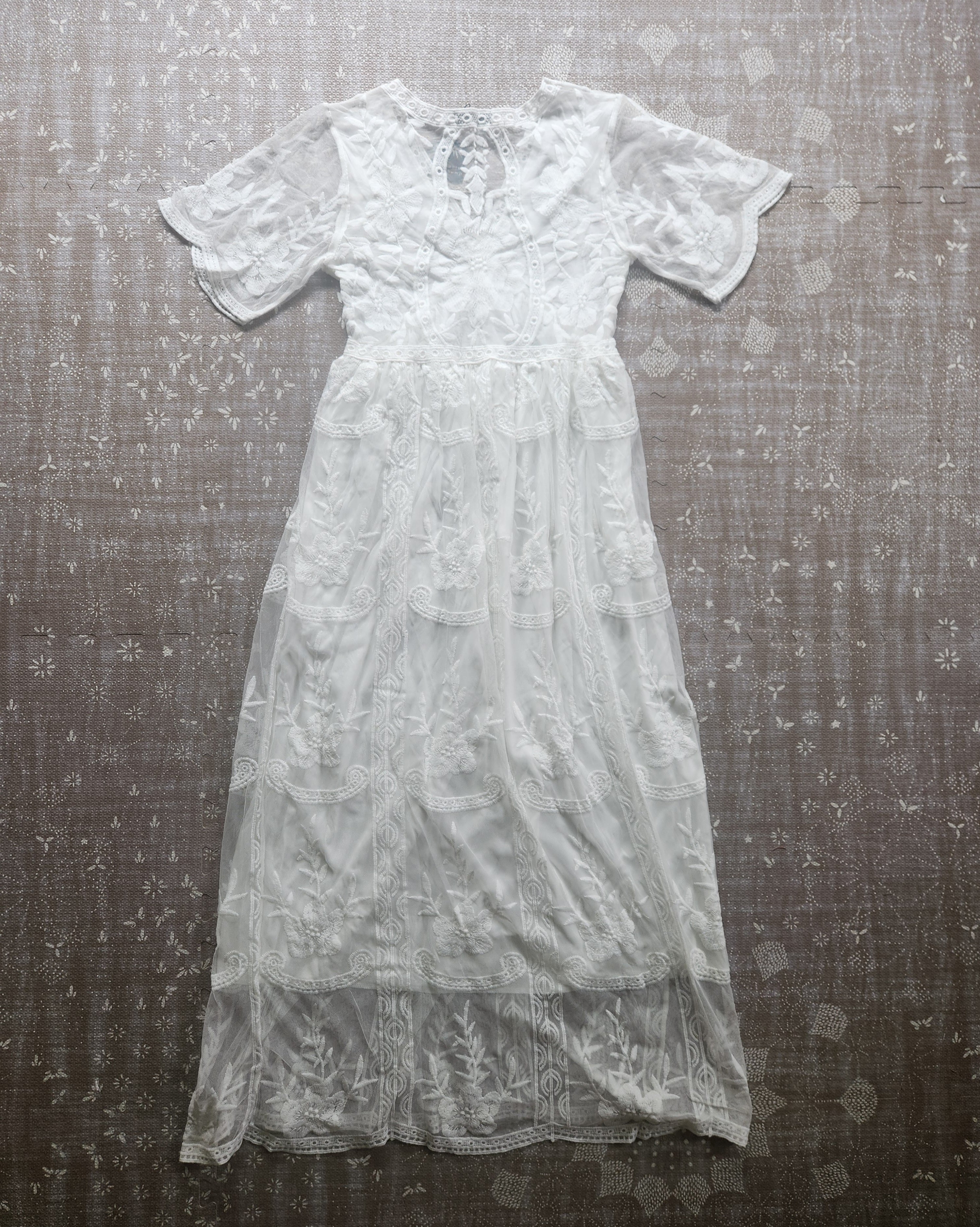 Lovely in Lace Boho Maternity Gown