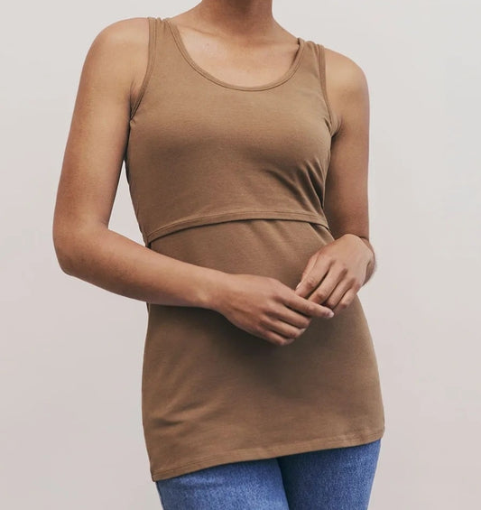 Cotton Blend Nursing Tank
