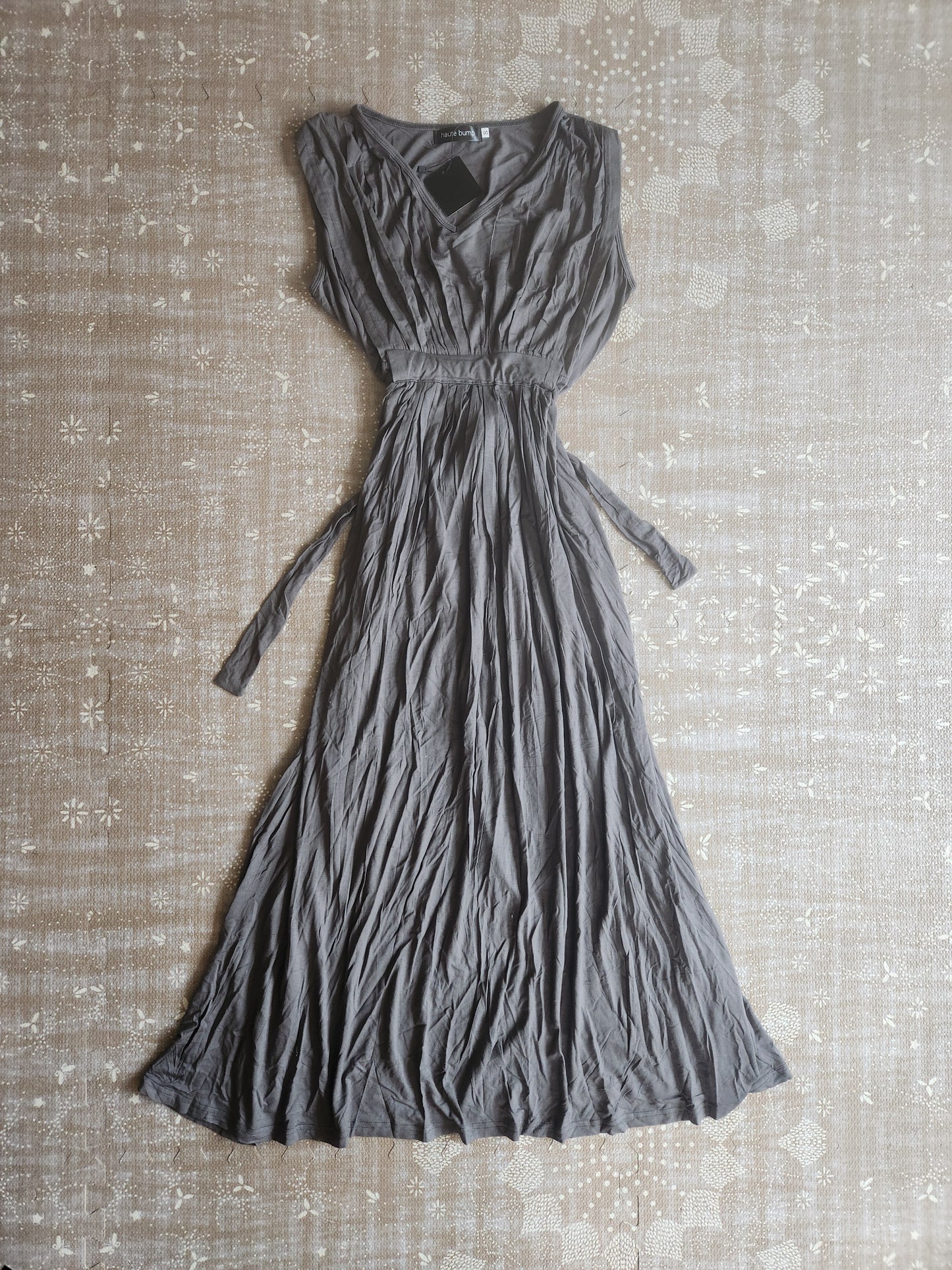 Cotton Goddess Modal Maternity & Nursing Maxi, Grey