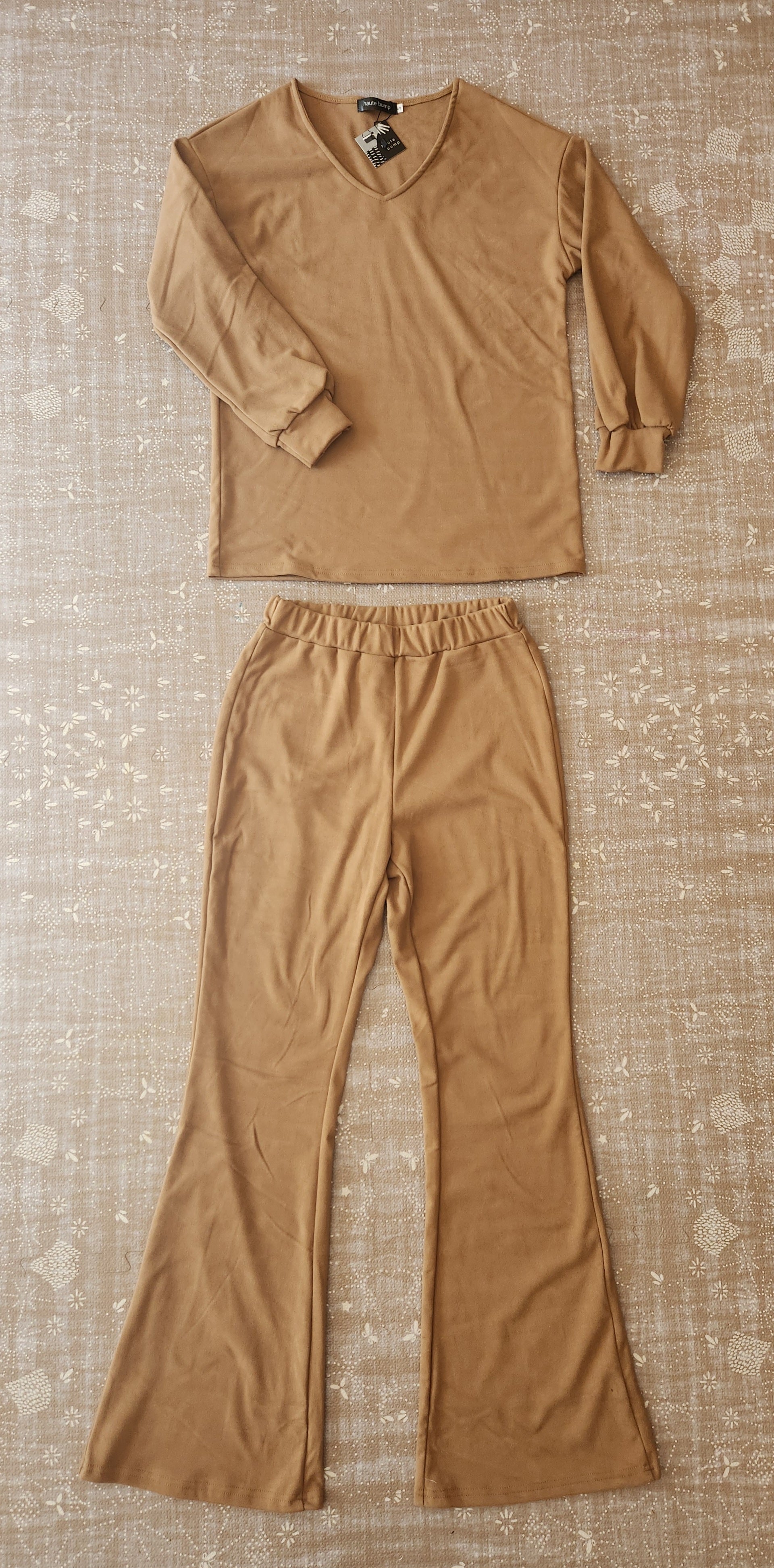 Cotton Blend Fleece Postpartum Lounge Set