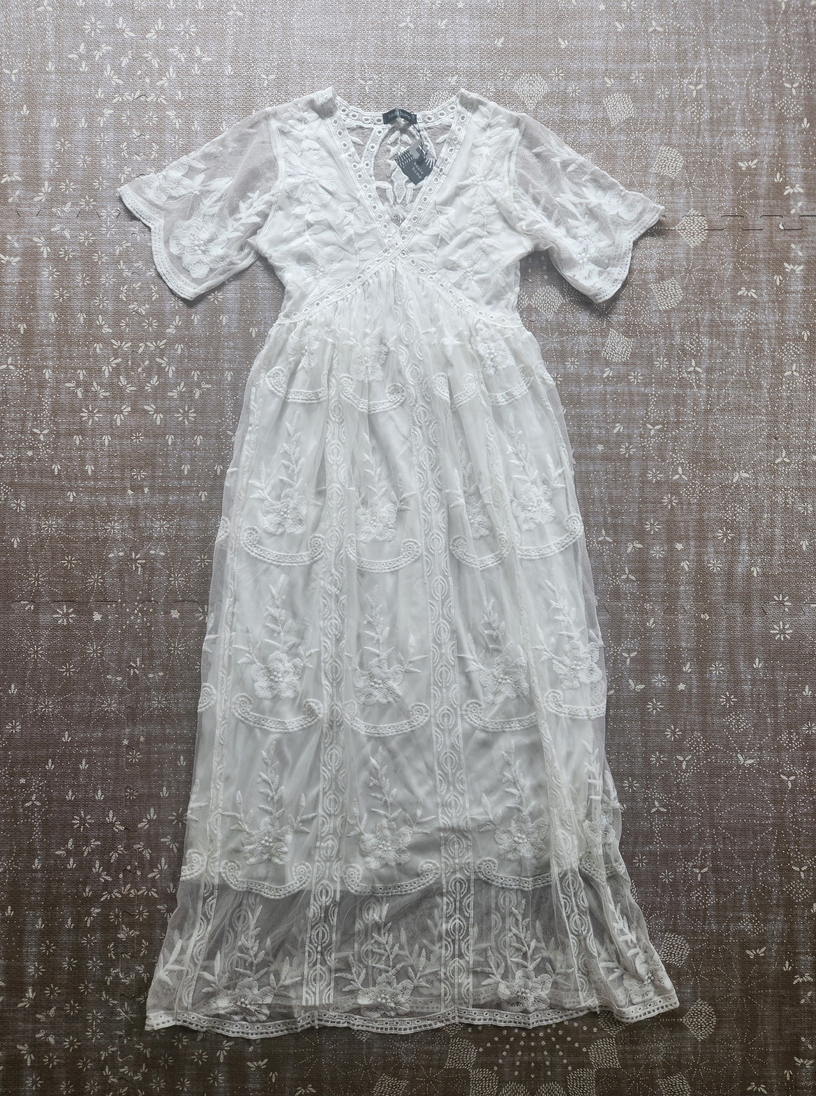 Lovely in Lace Boho Maternity Gown